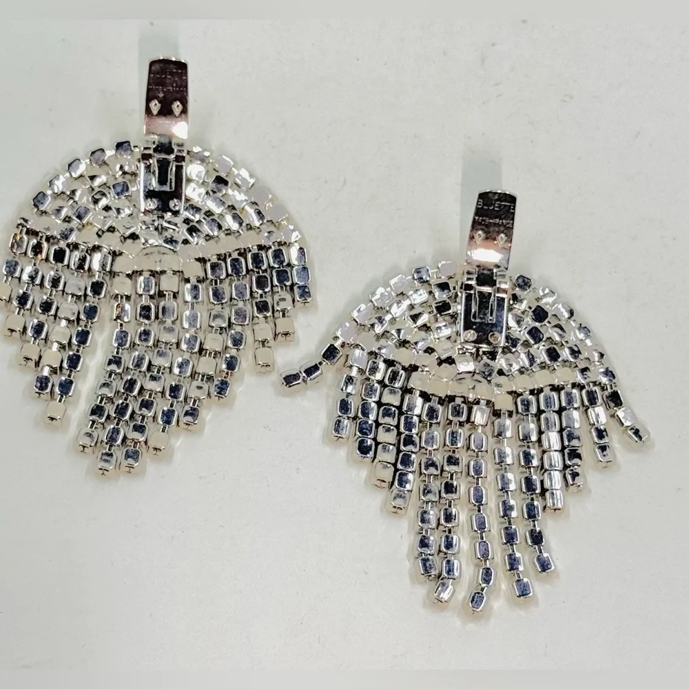 Bluette France Vintage Rhinestone Shoe Clips/Charms 2 Sets Excellent Cond Rare - Picture 4 of 8